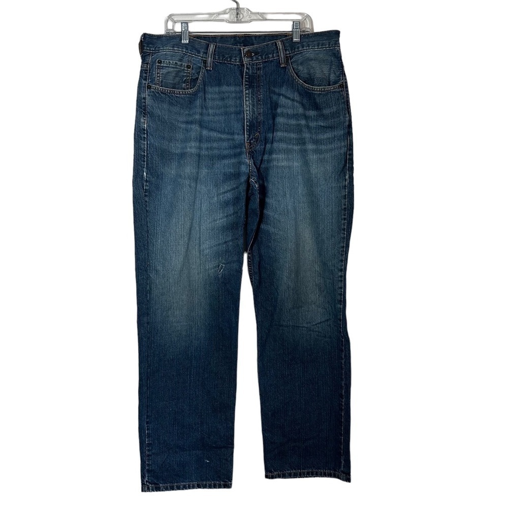 LEVI’S 550 Straight Leg Jeans Size 38X32 
Has Distressing See Photos 100% Cotton